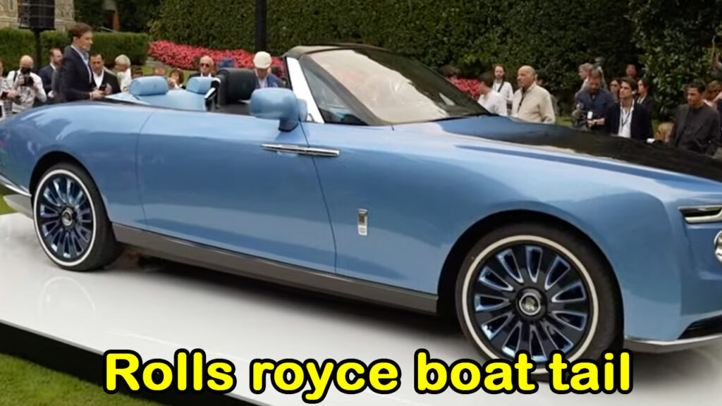 Rolls royce boat tail 